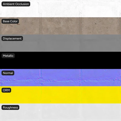eroded square concrete sidewalk texture — Вид 4