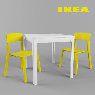 IKEA Комплект для столовой ВАНГСТА / ЯН-ИНГЕ — Вид 1