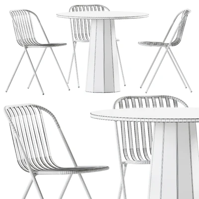 Dix Table by Connubia and Belca Chair by TUBY / Garden furniture — Ver 3