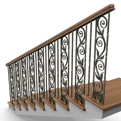 wooden stairs 003 — Вид 2