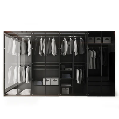 Modern Aluminum Glass Door Wardrobe — Вид 2
