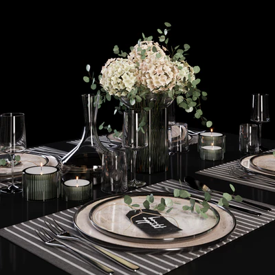 Beige Table Setting — Ver 3