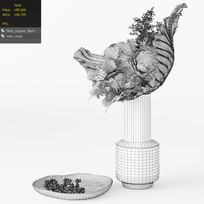 KARE Vase Largo and Organic Plate — Вид 2