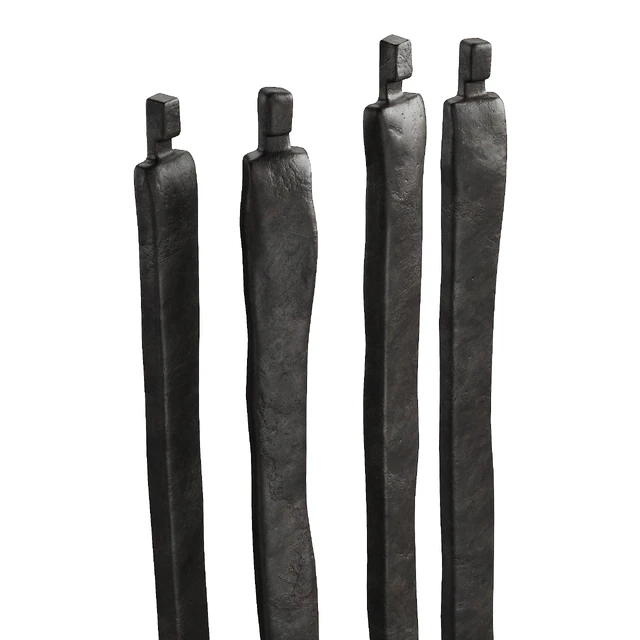 332 interior sculptures 08 abstract figures of people bronze P01 — Скачать