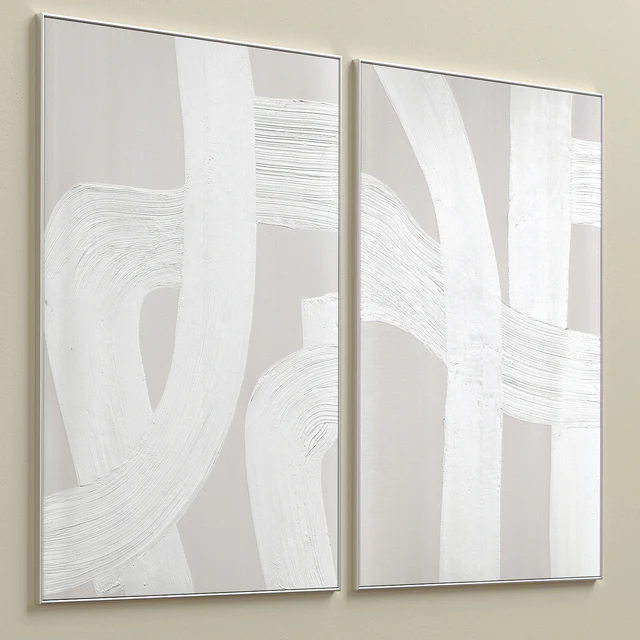 Abstract Textural Plaster Wall Art C-399 — Descargar
