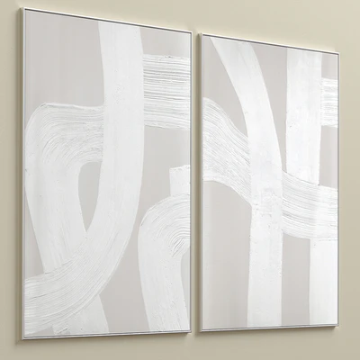 Abstract Textural Plaster Wall Art C-399 — Ver 3