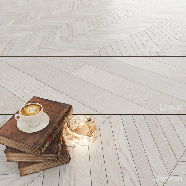 Parquet Polarwood Oak Elara White Matt — Descargar