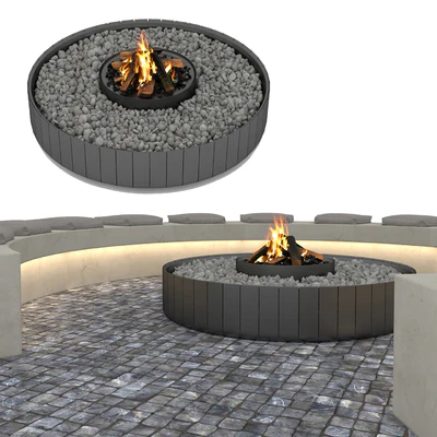 Outdoor Fireplace — Вид 4