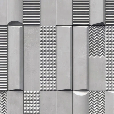 Tile Biscuit plan bianco n3 / Biscuit tile # 3 — View 4
