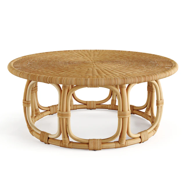 Anguilla Rattan Coffee Table Serena & Lily — Descargar