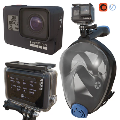 GoPro7 Diving Mask — Ver 1