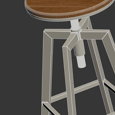 Zara Home - The wood and metal swivel stool — Вид 2
