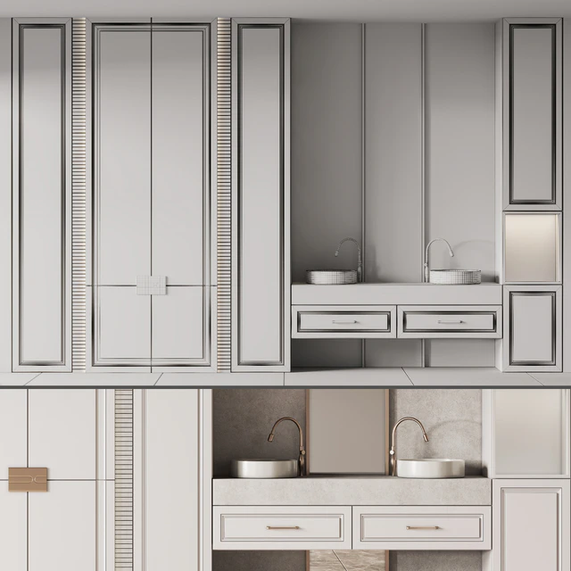 Bathroom Furniture Set 19 — Descargar