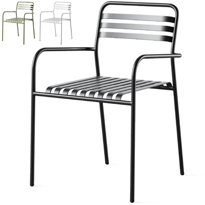 Aluminum garden armchair MANNI by LA REDOUTE — Ver 1