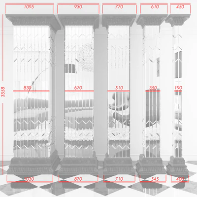 SQUARE COLUMNS — Вид 2