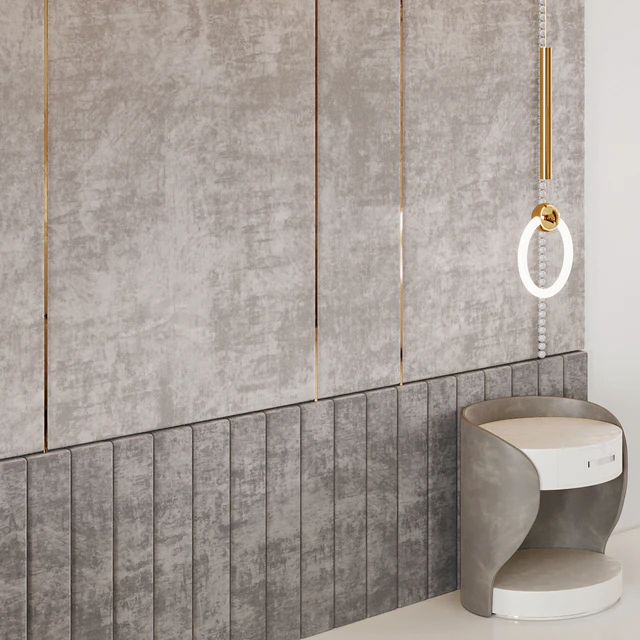 Headboard with pendant lights — Descargar