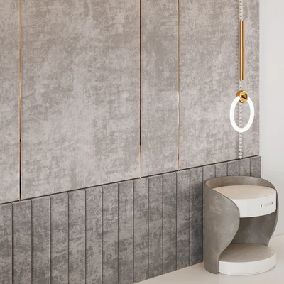 Headboard with pendant lights — Ver 2