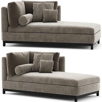 Minotti Andersen Chaise Lounge — Вид 1