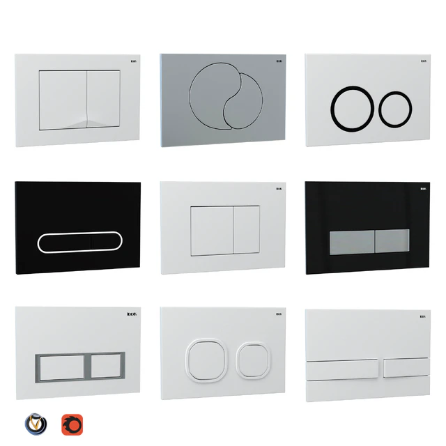 IDDIS flush buttons for installation (9 pcs.) — Descargar