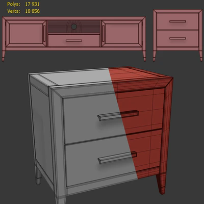 Комод и тумба Deco МиК. Tvstand , nightstand — Вид 2