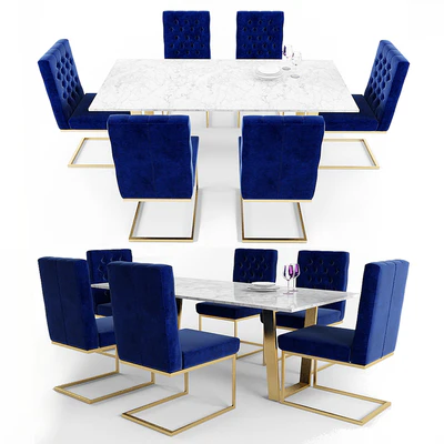 Cameron Velvet Dining Chair — Ver 2