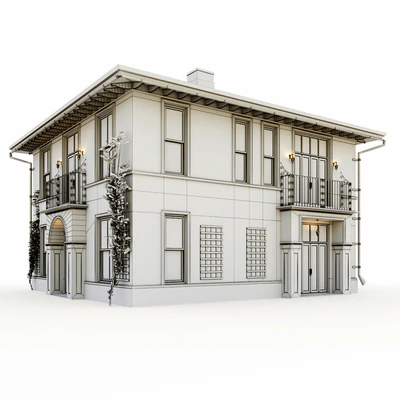 Vintage cottage in Provence style — Ver 2