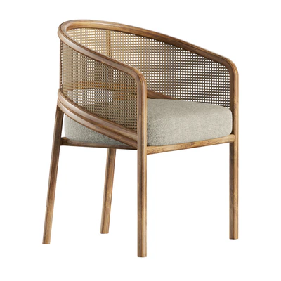 Rattan Spencer Dining Chair — Ver 1