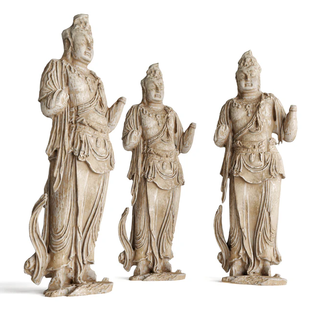 Standing Buddha bodhisattva sculpture — Descargar
