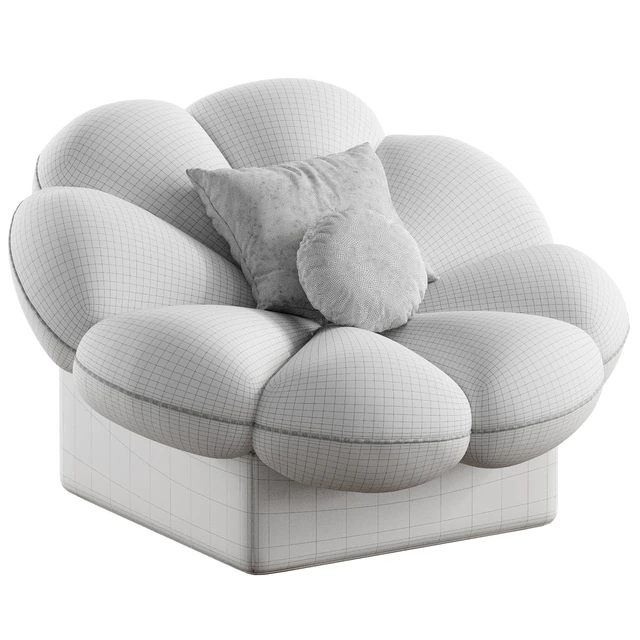 flower shape armchair — Descargar