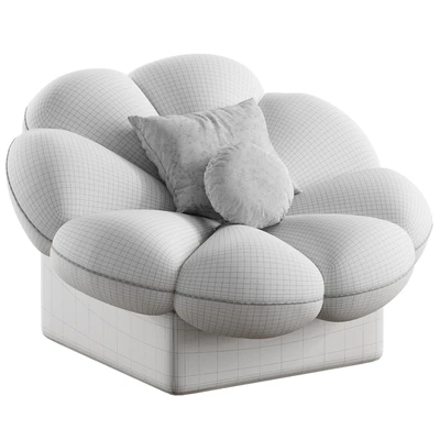 flower shape armchair — Ver 2