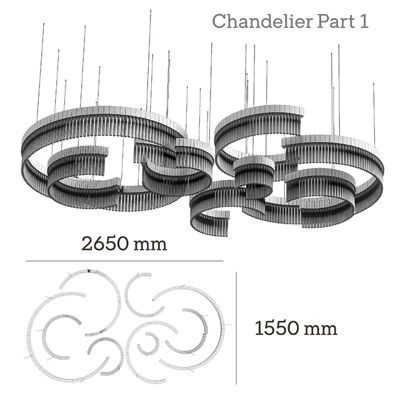 Designer pendant lamp for bedroom 202 — Ver 4