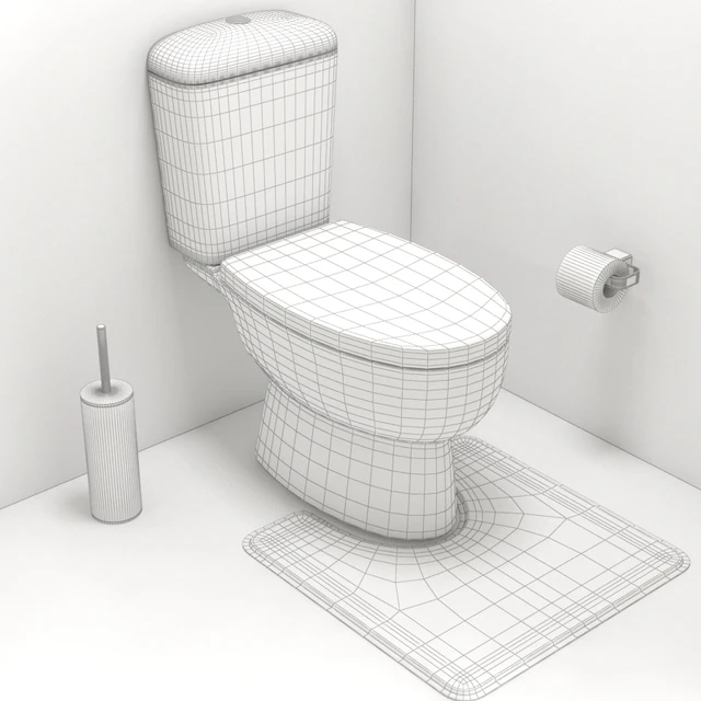 Centro Close Coupled Toilet — Descargar