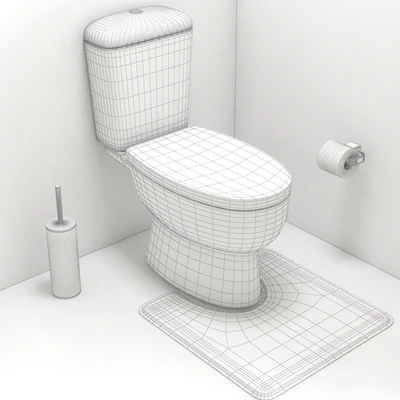 Centro Close Coupled Toilet — Ver 2