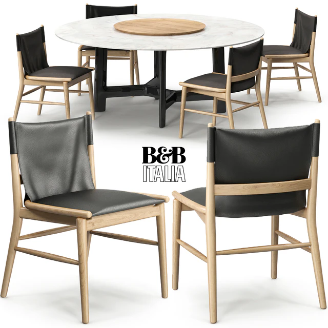 Jens chair Alex table B&B Italia — Скачать