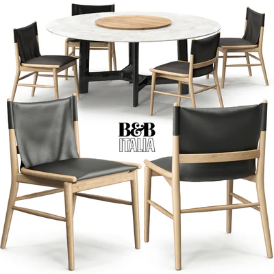 Jens chair Alex table B&B Italia — Вид 1
