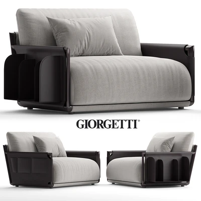 Armchair giorgetti ADAM — View 1