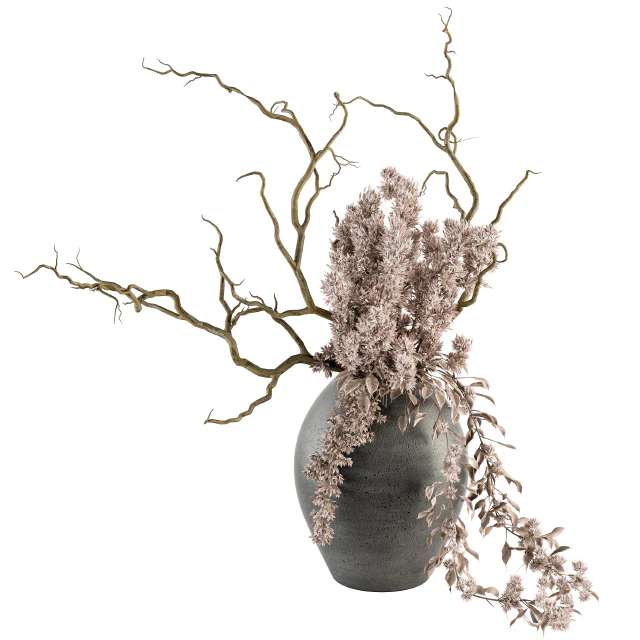 Bouquet - Dried Branch in Concrete vase 71 — Descargar