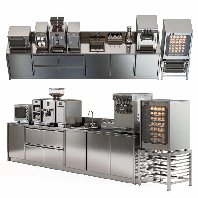 Cafe Equipment Set 8 — Descargar