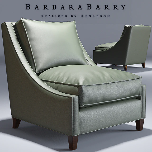 Barbara Barry  Curved Back Lounge Chair No. 883-33  Occasional Chair — Descargar