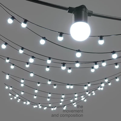 Editable Garland belt light street — Вид 1