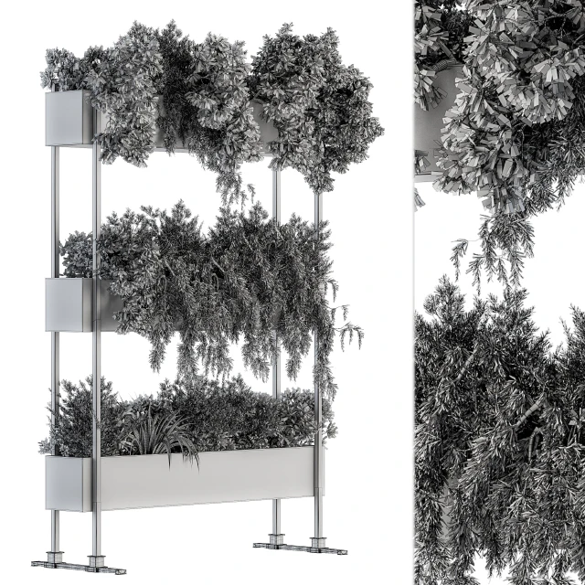indoor Plant Set 215 -Plant Box Stand — Descargar