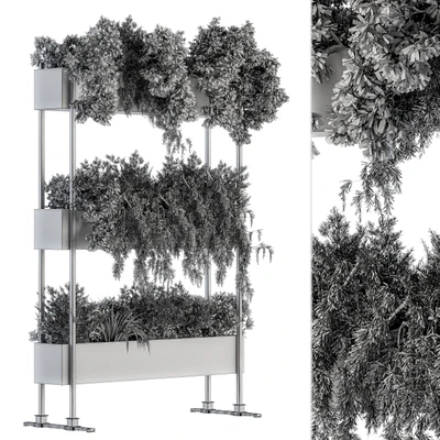indoor Plant Set 215 -Plant Box Stand — Ver 3