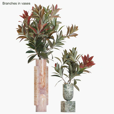 Branches in vases #17 — Скачать