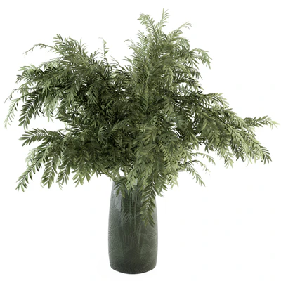 Bouquet - Green Branch in Glass vase 64 — Ver 1