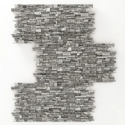 Wall stone clincer rock decor n1 / Каменная клинкерная стена — Вид 3