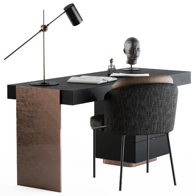 Minotti carson writing table — Ver 3