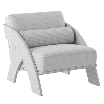 JecksonLoft upholstered wooden chair — Ver 2
