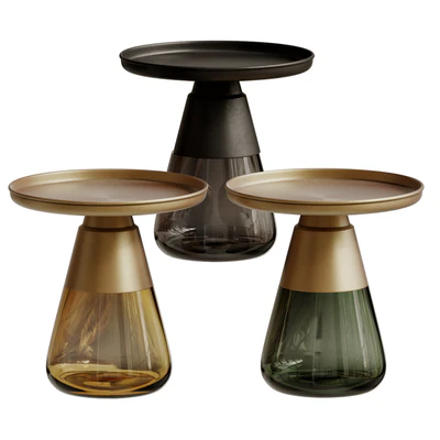 Contemporary Glass Table Perfect for a side or coffee table — Ver 1