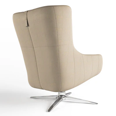 LEATHER ARMCHAIR WITH OTOMAN — Вид 2