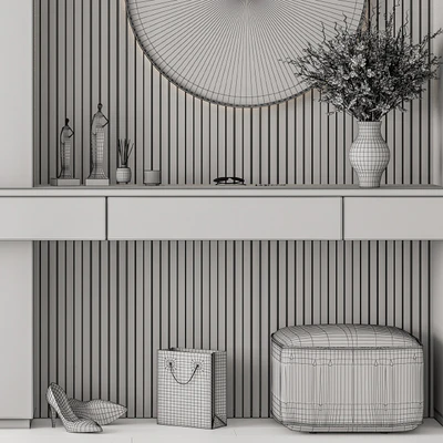 Hallway 27 - White and Wood Entrance — Ver 2